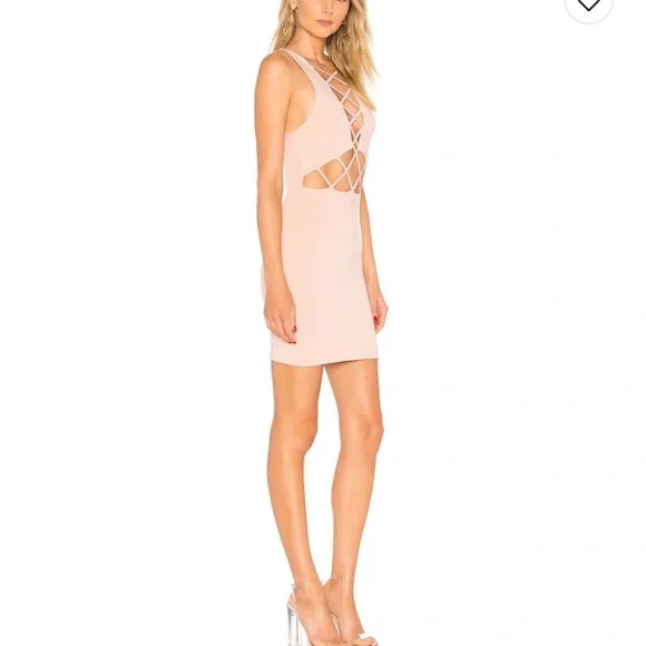 Size small mini blush dress - Picture 2 of 3